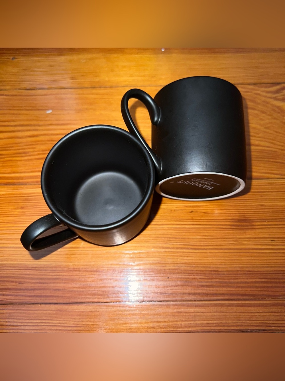 BANQUET Two Matte Espresso Mugs